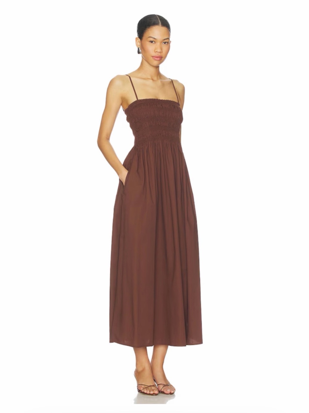 Pistola Bianca Bodice Dress in Bruna - M - Picture 2 of 6